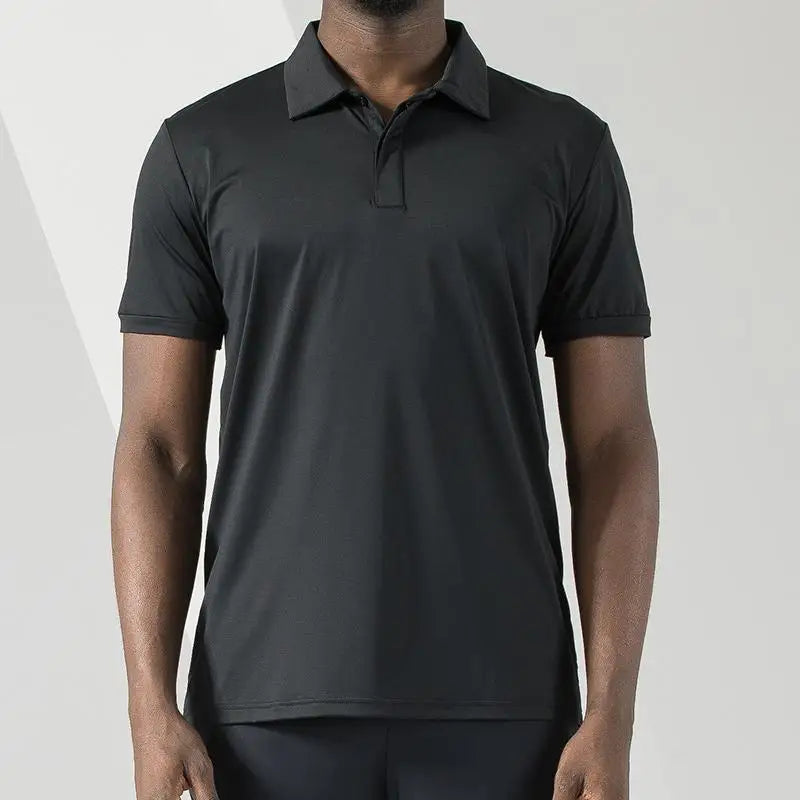 M-5XL Summer Men's Sports Casual Half-Sleeved Lapel Shirt Vintage Style Finished Business and Breathable Top Sizes XS-5XL