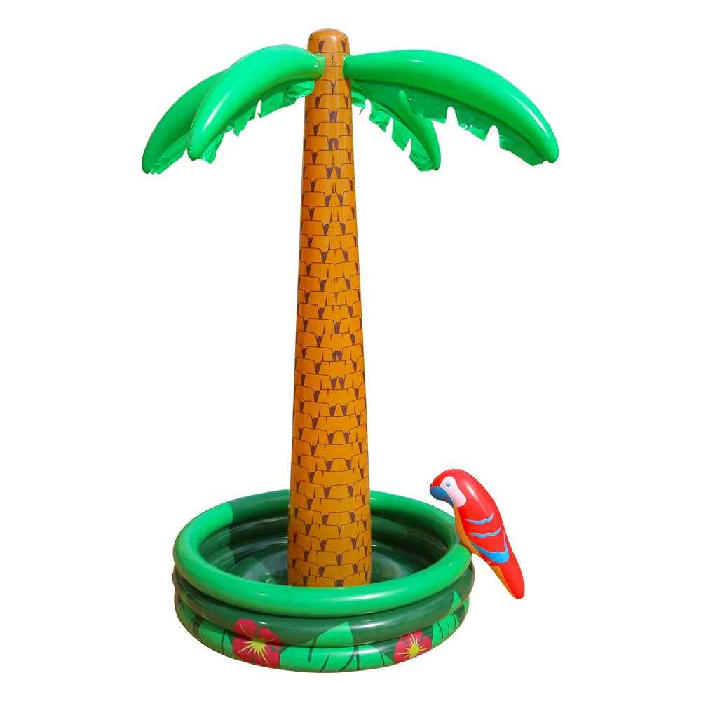 Hawaii Party Decoration Jumbo Inflatable PVC Palm Tree Cooler for Water Parks and Festivals