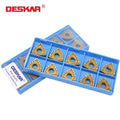 DESKAR CNC Lathe Turning Tools WNMG080404 080408 080412-CQ LF9018 Carbide Inserts for Sharp Machining Cut Customizable OEM