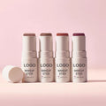 Best Sale Cruelty Free Vegan Blush Private Label Face Makeup Cute Waterproof Custom Highlighter Blush Cream Blush Stick
