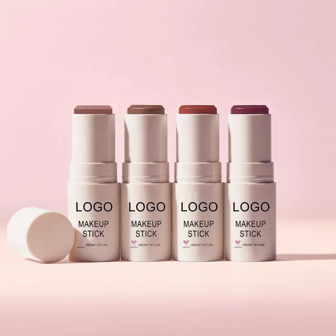 Best Sale Cruelty Free Vegan Blush Private Label Face Makeup Cute Waterproof Custom Highlighter Blush Cream Blush Stick