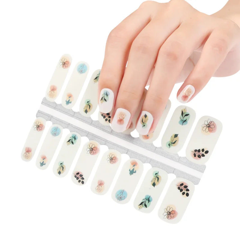 Nail Polish Strips Any  Types Nail Sticker Wraps Wholesale Custom Log