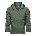 Custom Men's Windbreaker Jackets  Hooded Wind Breaker Casual Coat Male Clothing Autumn Jackets