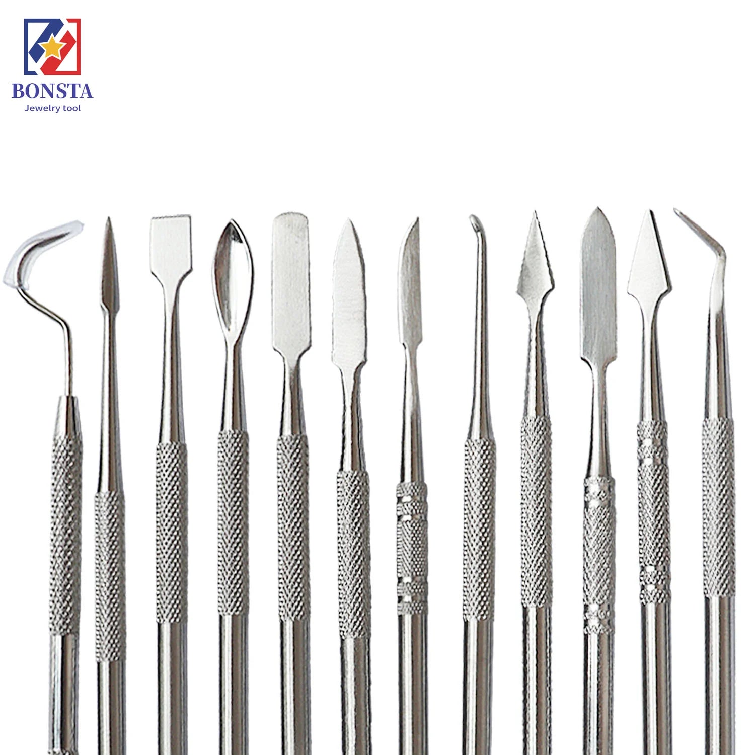 Boasta 12pcs Jewelry Wax Carving Knife Set Stainless Steel Sculpting Tools for Jewelry Making