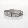 Stainless Steel Unique 10mm Watch Band Adjustable Closed Mesh Strap 18k Customizable Short Rectangular Spacer Bracelets Gifts