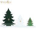 WYP Christmas-themed Jewelry Stand Elegant Display Case for Earrings Necklaces Rings Packaging