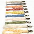 New Arrival Sezzle Handcraft Woven Alloy Metal Lanyard Keychain Pendant Gift From China