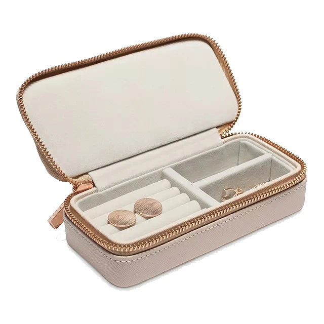 One Top Customization Metal Zipper Leather Jewelry Storage Boxes Custom Jewelry Box Jewelry Packaging