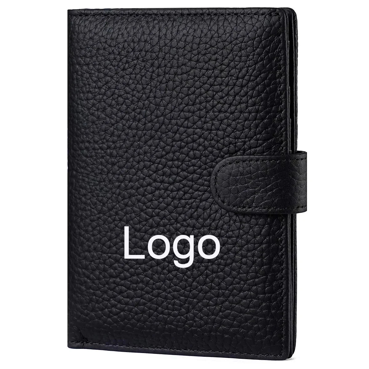 2026 New Style Anti-theft Brush RFID Passport Bag Multi-functional Wallet Genuine Leather Passport Holder
