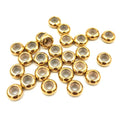 Customize Various Specifications Stainless Steel Plated Gold Slider Beaded Adjustable Bracelet Jewelry Spacer Beads