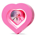 2025 New Arrival Customized Size Heart Shape Floating Photo Picture Frame for Kids Birthday Gift