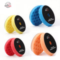 LEADMAX 5-inch & 6-inch Auto Polishing Sponge Foam Pads OEM High Grit 100 Medium Abrasive Buffing Waxing Polisher Detailing