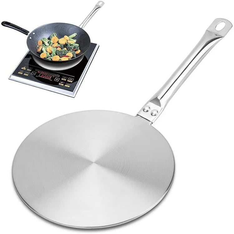 21.5cm/8.45inch Induction Hob Converter Heat Diffuser Disc Adapter Plate Saucepan Pot Tool Cooking Hob Converter