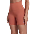 Women High Waist Tummy Control Soft Quick Dry Lightweight Yoga Shorts