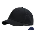 Custom Logo 6 Panel Structured Polyester Waterproof Laser Cut Hole Perforated Trucker Hats Short Brim Sports Street Sporty
