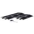 Yuens OEM Factory Aluminium Solar Panel Pv Ground L Foot Tin Flat Tile Roof Mounting Rail System Fix End Clamp Structure