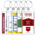 Transparent PVC Luggage Tags Waterproof Clear Plastic Cruise Tag Holder Luggage Etag Soft Pvc Luggage Tag