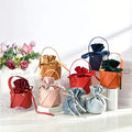 New PU Leather Gift Candy Storage Bag Creative Portable Handbag Basket Box Hot Sale Candy Pouch