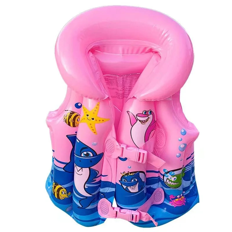 B05 Avenli Jilong New Sea World Inflatable Collar Children's Water Jacket Swimsuit Inflatable Vest Sun Loungers Pool Accessories