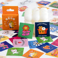 46pcs Per Pack Keep on Smiling Stickers Decorative Handbook Sticker Scrapbooking Diy Diary Album Sticker Label