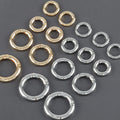 M753  10pcs/lot Round Shape Diy Clasp Hooks Diy Necklace Bracelet Connectors Jewelry Making Accessories