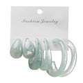Wholesale Flea Market Cheap Jade Earrings Hoop Jewelry for Woman