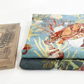 Ocean or Floral Tapestry Velour Jacquard Upholstery Fabric Breathable Yarn Dyed Home Textile by the Yard