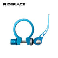 RIDERACE MTB Bicycle Seat Post Clip Practical Aluminum Alloy Quick Release Road Mountain Bike Seatpost Clamp Cycling Accessory