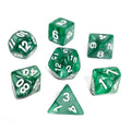 Hot Sale HS Pearl Dice Polyhedral Acrylic DND Dice Board Games Dungeons and Dragons Plastic Dice Set for RPG Games