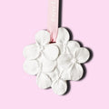 FinRu Wedding Gift Hanging Car Wardrobe Air Freshener Scented Ceramic Flower Aroma Porcelain Fragrance Essential Oil Diffuser