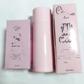 Recycled 100% 30ml 50ml 100ml 120ml Matte pink  PP Cosmeticos Biodegradables Plastic Airless Pump Bottle with pink Paper Box