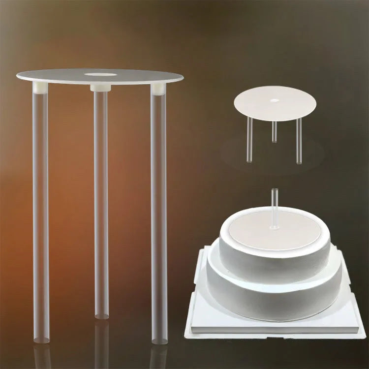 Wedding Cake Stand Multi-layer Cake Support Frame With 3pcs Straws