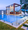 YL Low Maintenance Stair Frameless Glass Spigots Steel Railing Designs for Balcony