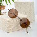 Hot Selling Trend Fashion Unisex Polarized Round Metal Sunglasses Women Designer Retro
