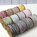 Various Colors 45yards 3.5MM 100% Cotton Cord Crocheted Knitted Two-tone Macrame Cord Rope