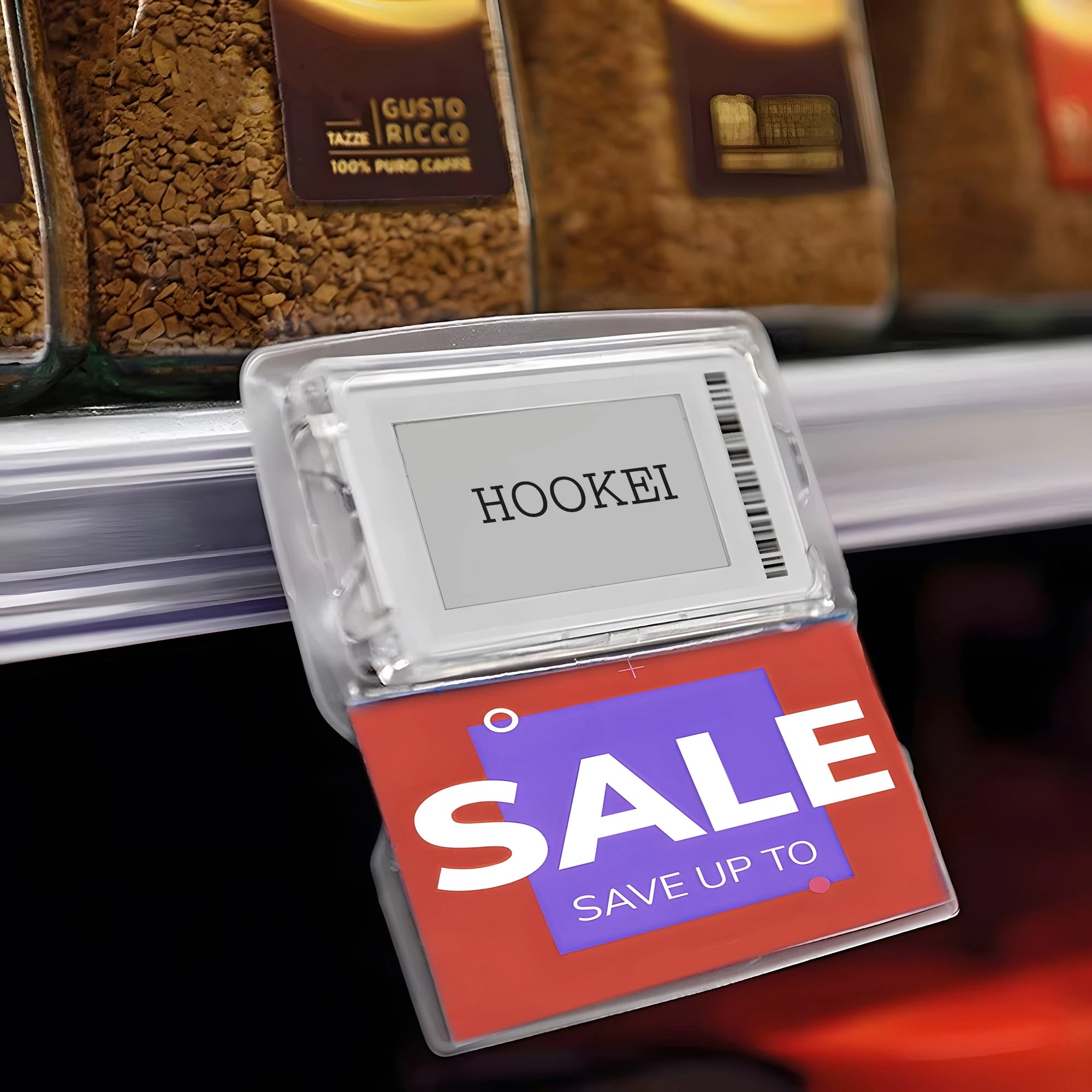 Free Design Wholesale Custom Digital Electronic Shelf Labels Digital Displays ESL Tags Shelf Talkers for Supermarket Shelves