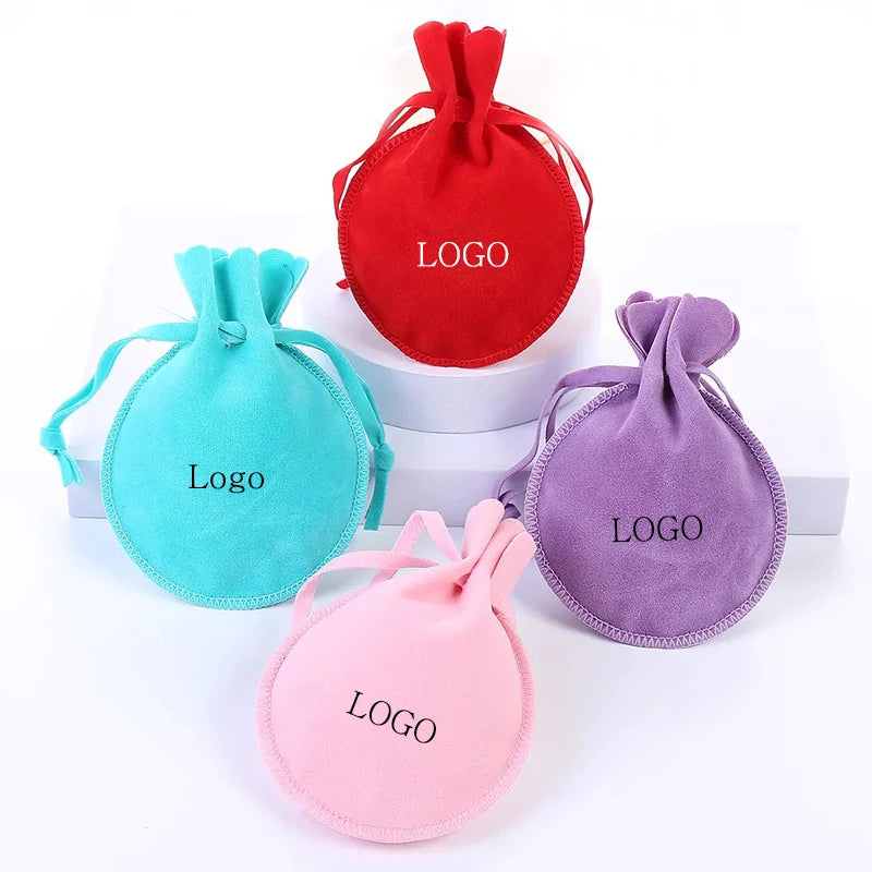 New Design Luxury Jewelry Gourd Package Fan Bag for Brown Gift Jewelry Storage Box Wooden Paper Jewelry Boxes Packaging Pouch