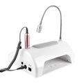 2020Multi-function Nail Lamp Manicure Five-in-one Cleaner Sander Phototherapy Machine Lighting Hand Mat Manicure 80W