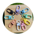 100Pcs 12*33MM Colorful Lobster Clasp Hooks Matel Clasps for DIY Jewelry Making Bracelet Clasp Accessories