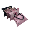 Custom Design Logo Printed Pillow Gift Box Recycled Materials Matt Lamination for Wigs Bundles Packaging Folders Style Handle