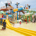 commercial water park equipment fiberglass water slide water house