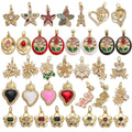 Copper 18K Gold Plated Children's Animal Shape Micro Pave CZ Colorful Enamel DIY Necklace Bracelet Jewelry MegaBDM