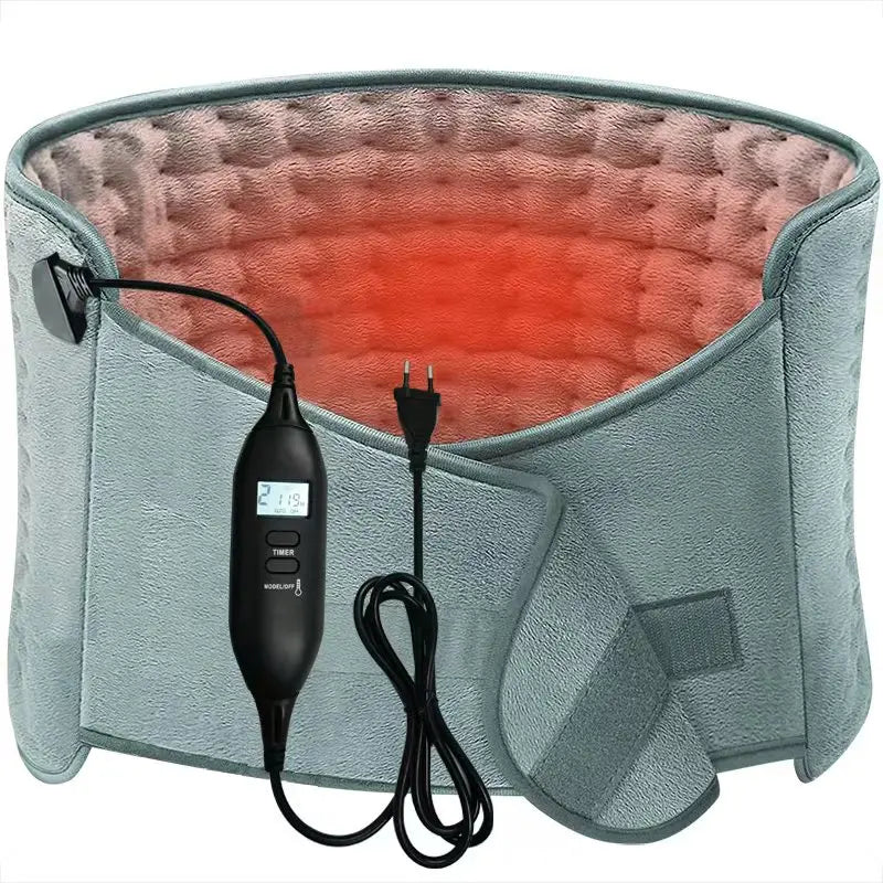 CE & ROHS Certified Eco-Heat Heated Belt -Comfortable Low Back Warmer for Pain Relief 2 Sizes Available