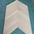 Modern Design 15mm Thick Parquet Floor Herringbone Brushed Oak Fishbone Engineered Wood Flooring for Indoor Living Room Use