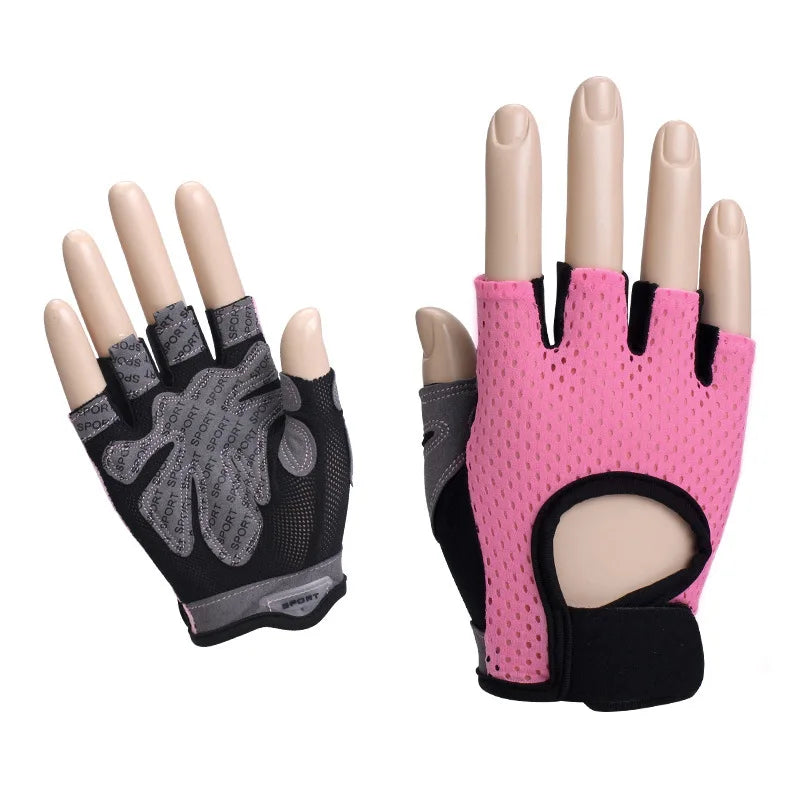 2026 Custom Logo Workout Gloves Sport Woman Pink Men Wrist Support Fitness Gloves for Weight Lifting Gym Gloves