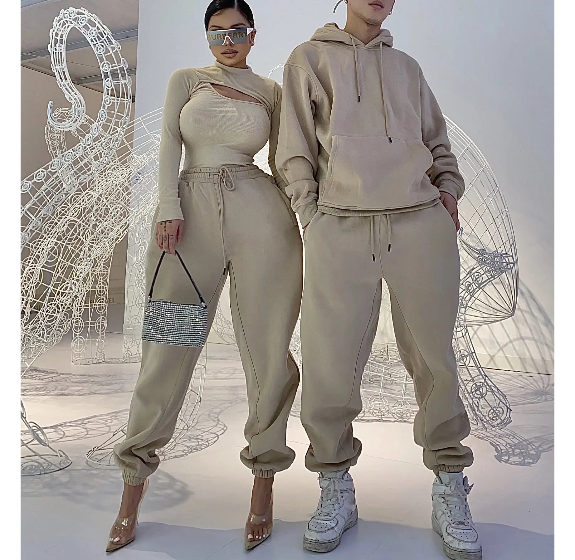 2025 Men Clothing Custom logo Two Piece Hoodie Set Wholesale Men's Sets Long Fitness Joggers Pants Hoodies Set