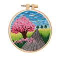 New  Handmade Embroidery Needlework Hanging Painting Full Lu Embroidery Set with Tools