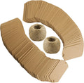 100 Pcs Customizable Kraft Paper Jewelry Packaging Boxes for Earrings Watches-Recyclable Wedding Favors Gift Boxes Custom Logo