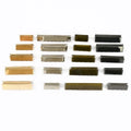 Meetee BF617 Metal Strap Clip Buckle for Sewing Pants Belt Zipper Tail Buckles Wallet Leather End Stopper Clasp DIY Accessories
