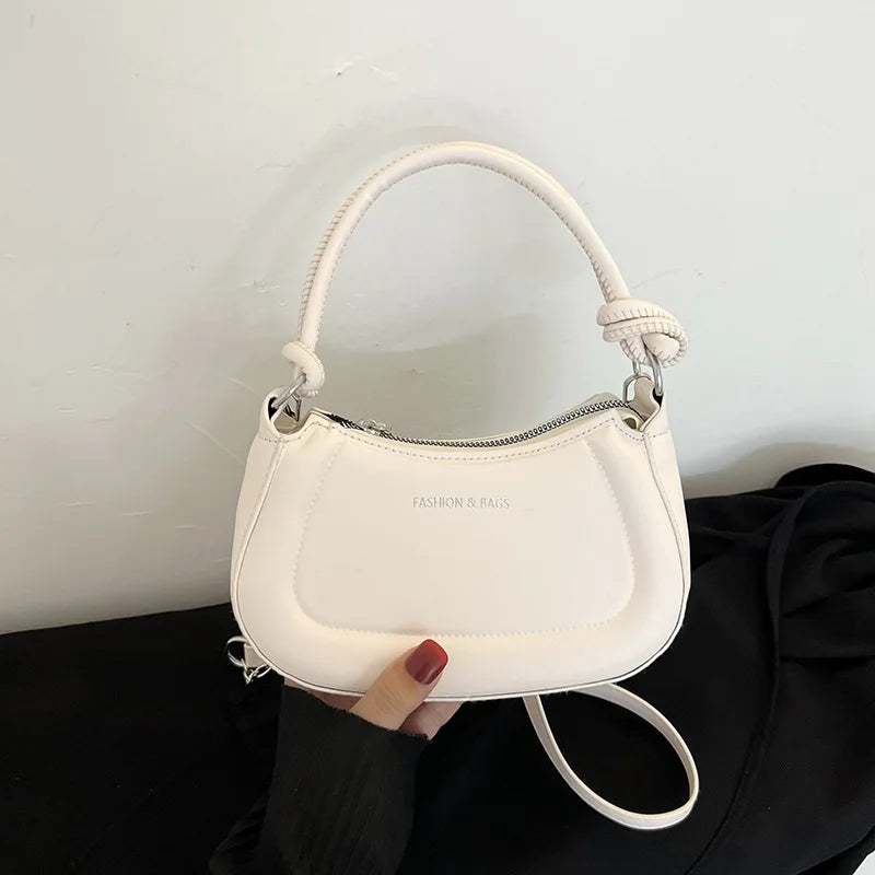 Small Bag Women 2024 New Fashion Women's Single Shoulder Underarm Bag Simple Casual Foreign Crossbody Bag Small square Ba